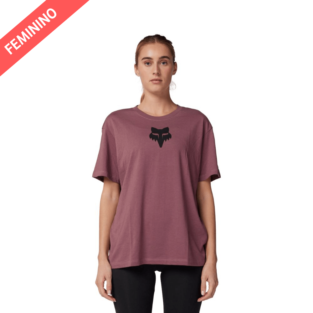 FOX LIFESTYLE FEMININO CAMISETA FOX HEAD SS ROXO