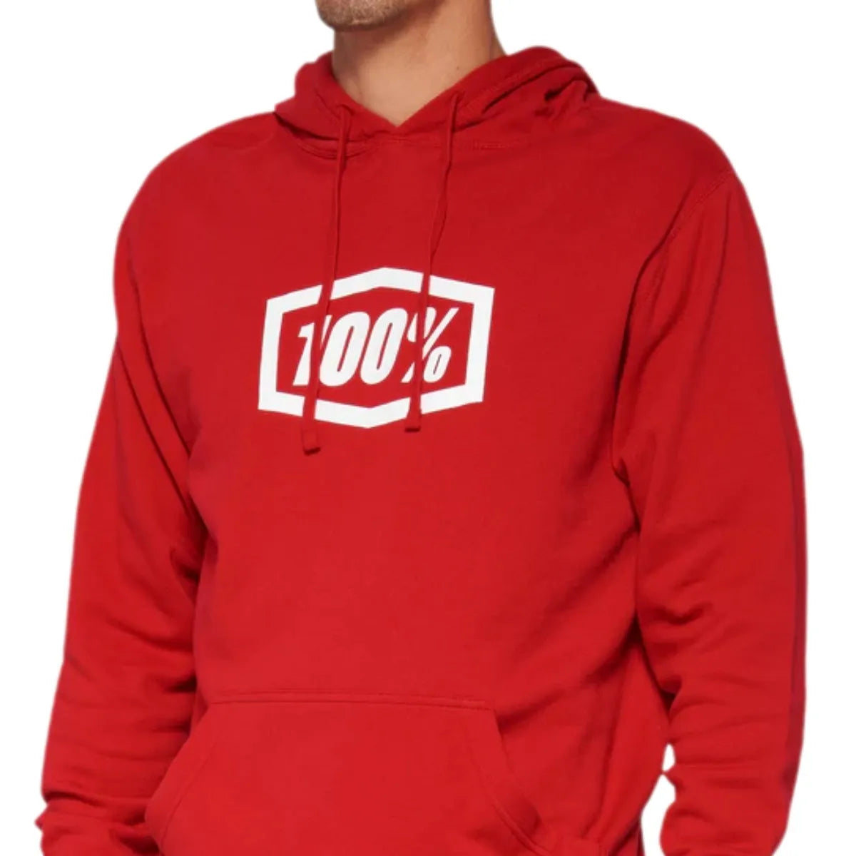 MOLETOM 100% ICON PULLOVER VERMELHO