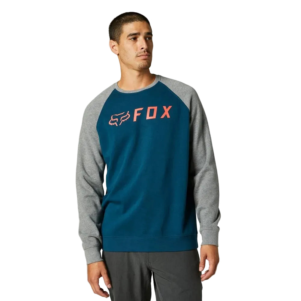 FOX LIFESTYLE MOLETOM APEX CREW AZUL P