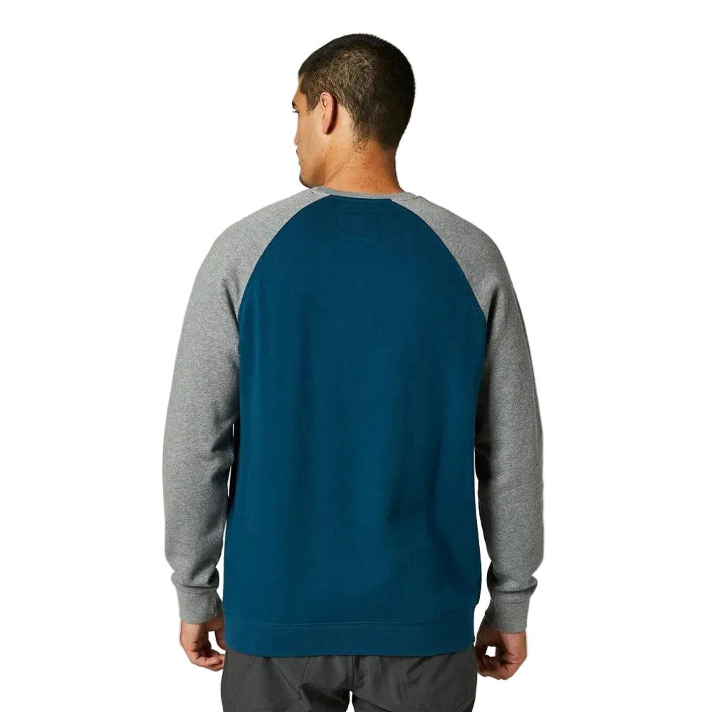 FOX LIFESTYLE MOLETOM APEX CREW AZUL P