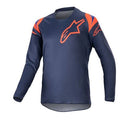CONJUNTO ALPINESTARS INFANTIL Azul e laranja