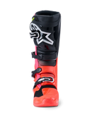 BOTA ALPINESTARS TECH 7 PRETO E ROSA FLUORESCENTE