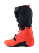 BOTA ALPINESTARS TECH 7 PRETO E ROSA FLUORESCENTE