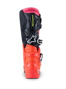 BOTA ALPINESTARS TECH 7 PRETO E ROSA FLUORESCENTE