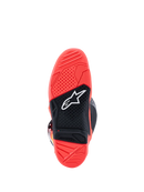 BOTA ALPINESTARS TECH 7 PRETO E ROSA FLUORESCENTE