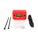 HORIMETRO BR PARTS - 54X33X9 MM - VERMELHO