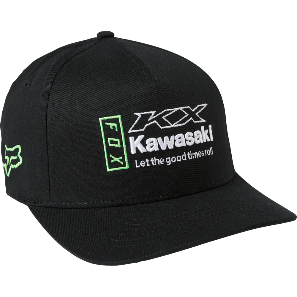 BONÉ FOX KAWASAKII FF HAT PRETO