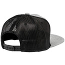BONE LEATT ABA RETA PRETO/CINZA
