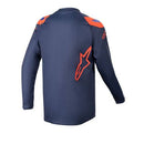 CONJUNTO ALPINESTARS INFANTIL Azul e laranja