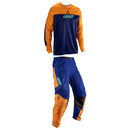 Calça e Camisa Leatt Moto 3.5 Laranja Azul
