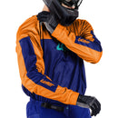 Calça e Camisa Leatt Moto 3.5 Laranja Azul
