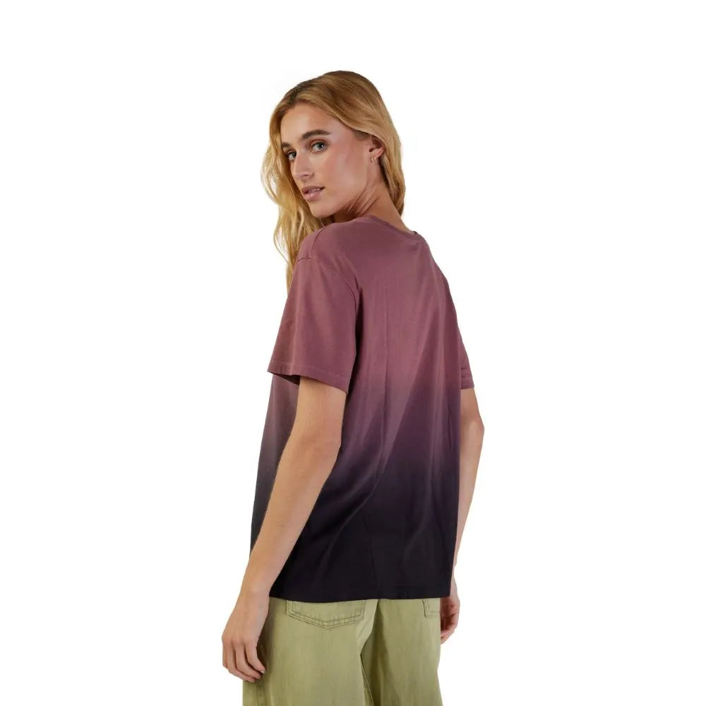 FOX LIFESTYLE FEMININO CAMISETA SENSORY DYE SS VINHO S