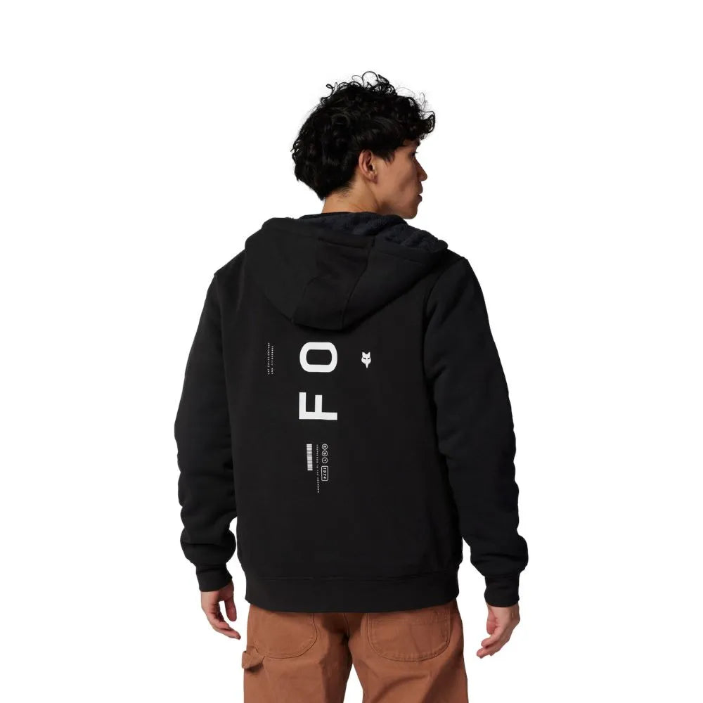 FOX LIFESTYLE MOLETOM DYNAMIC CAPUZ E ZIPER PRETO