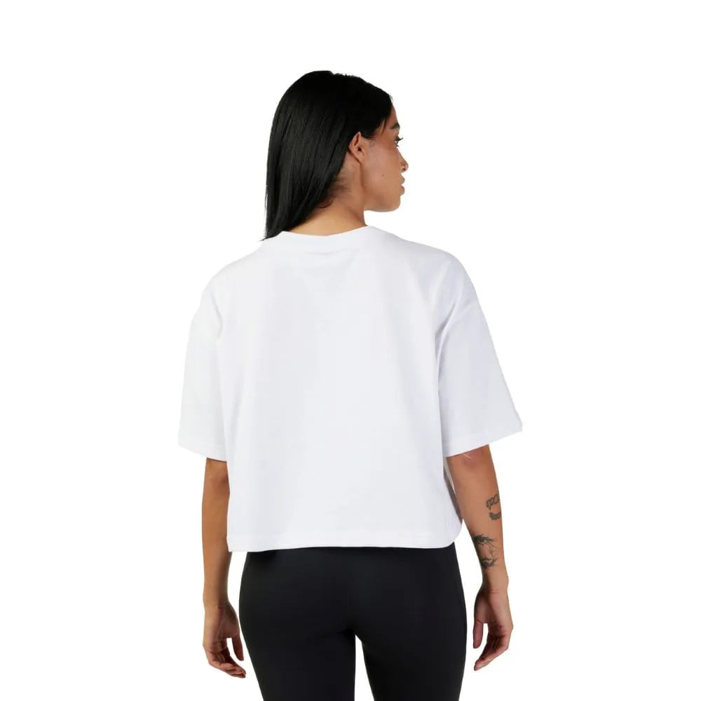 FOX LIFESTYLE FEMININO CROPPED OVERSIZED WORDMARK BRANCO