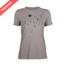 Camiseta Fox Feminina Diffuse Cinza
