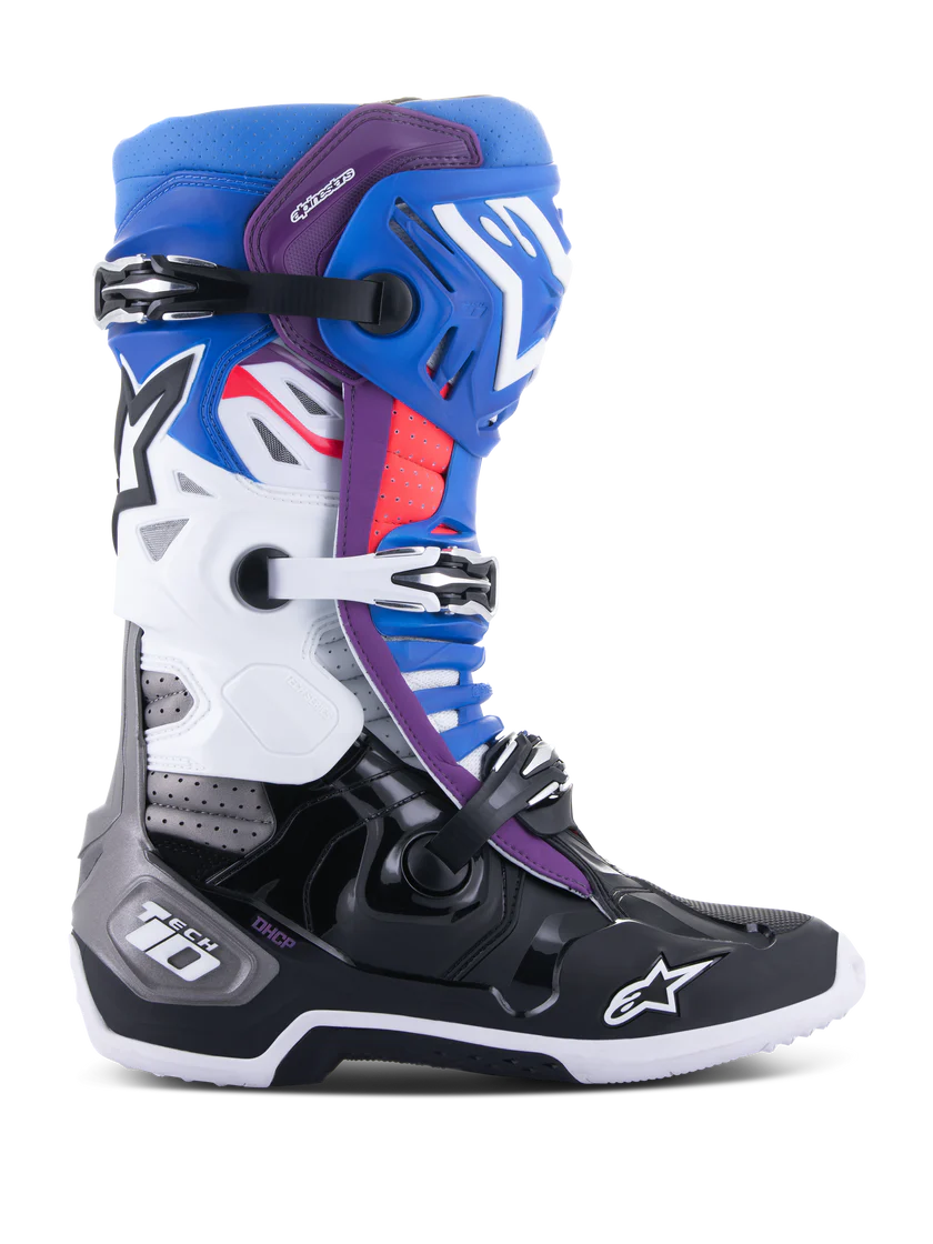 BOTA ALPINESTARS TECH 10 SUPER VENTED PRETO/AZUL