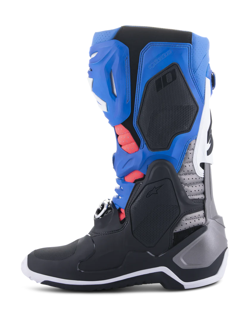 BOTA ALPINESTARS TECH 10 SUPER VENTED PRETO/AZUL