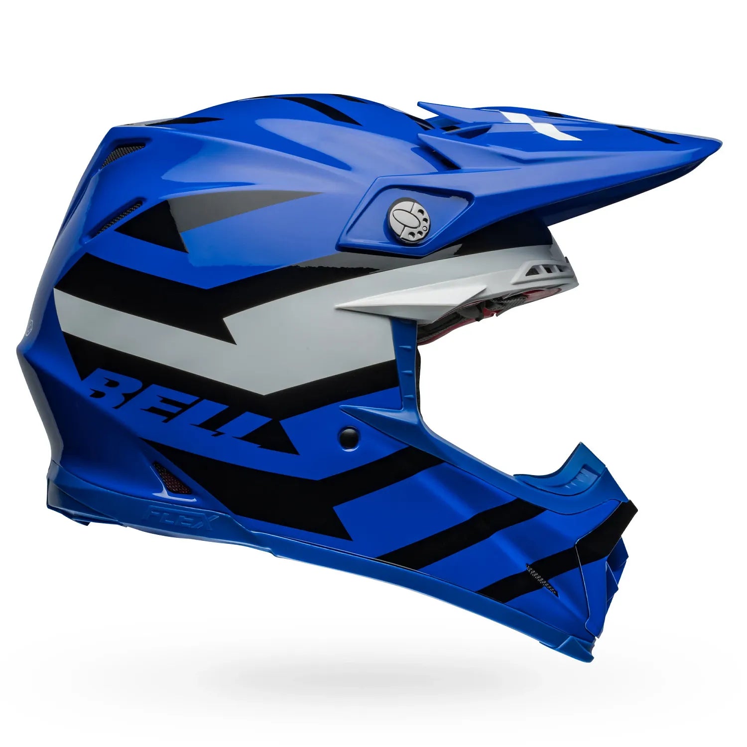 Capacete Bell Moto 9S Banshee Blue/White
