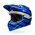 Capacete Bell Moto 9S Banshee Blue/White