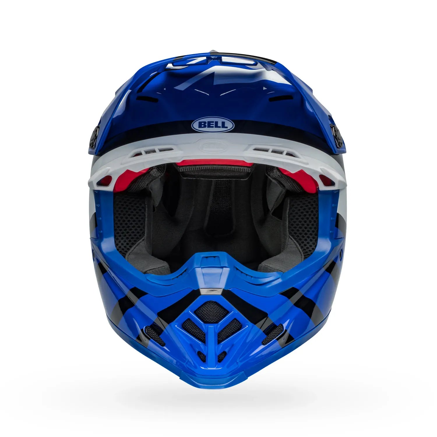 Capacete Bell Moto 9S Banshee Blue/White