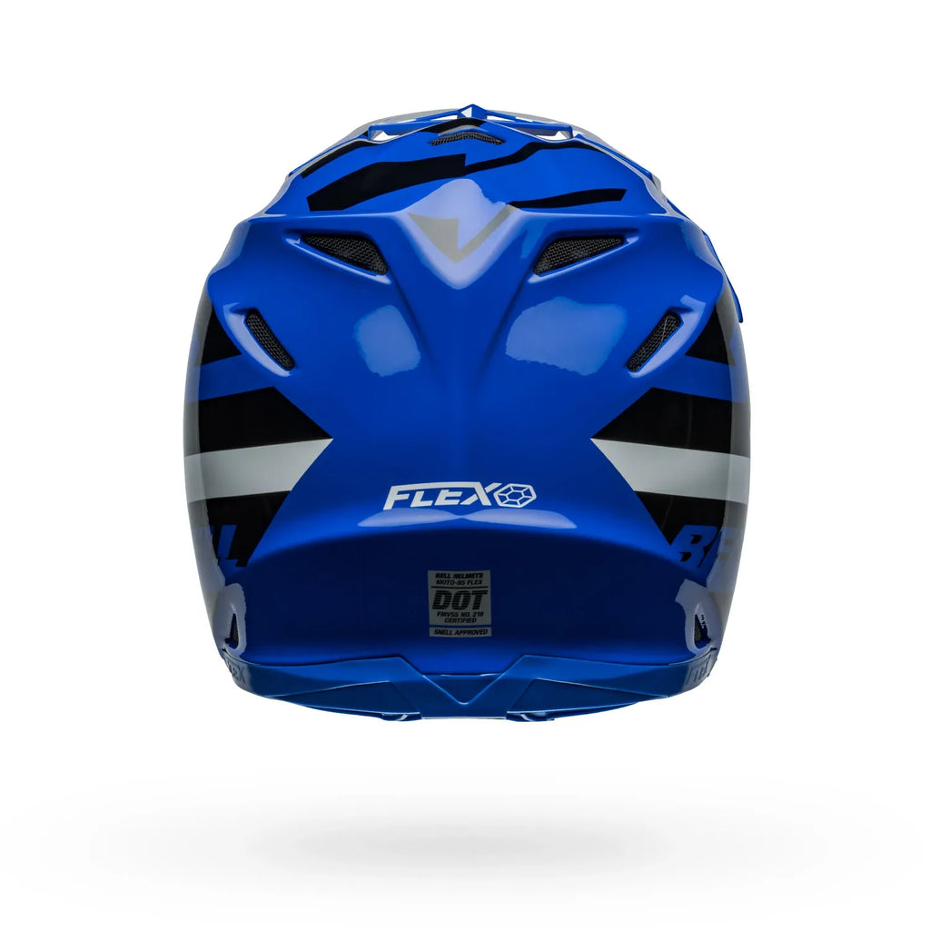 Capacete Bell Moto 9S Banshee Blue/White