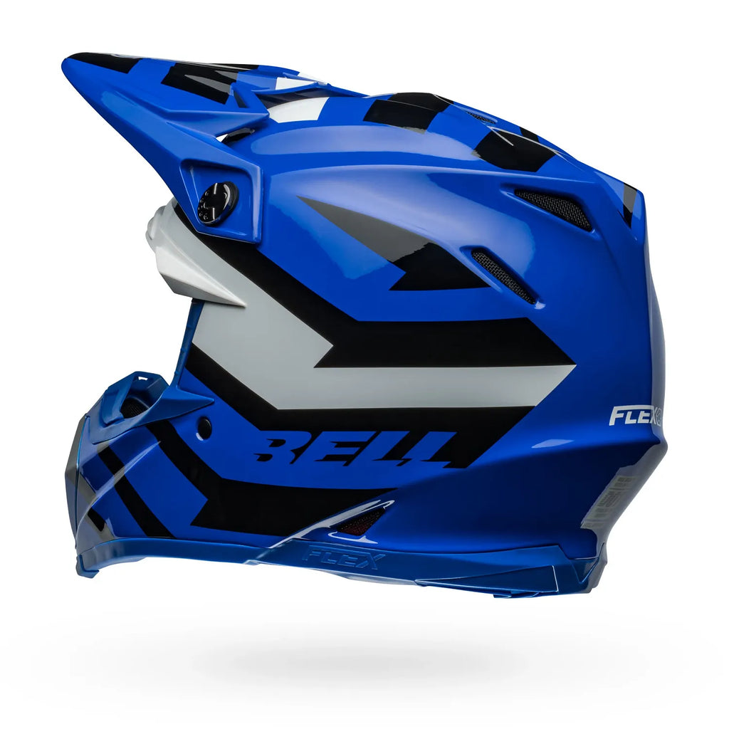 Capacete Bell Moto 9S Banshee Blue/White