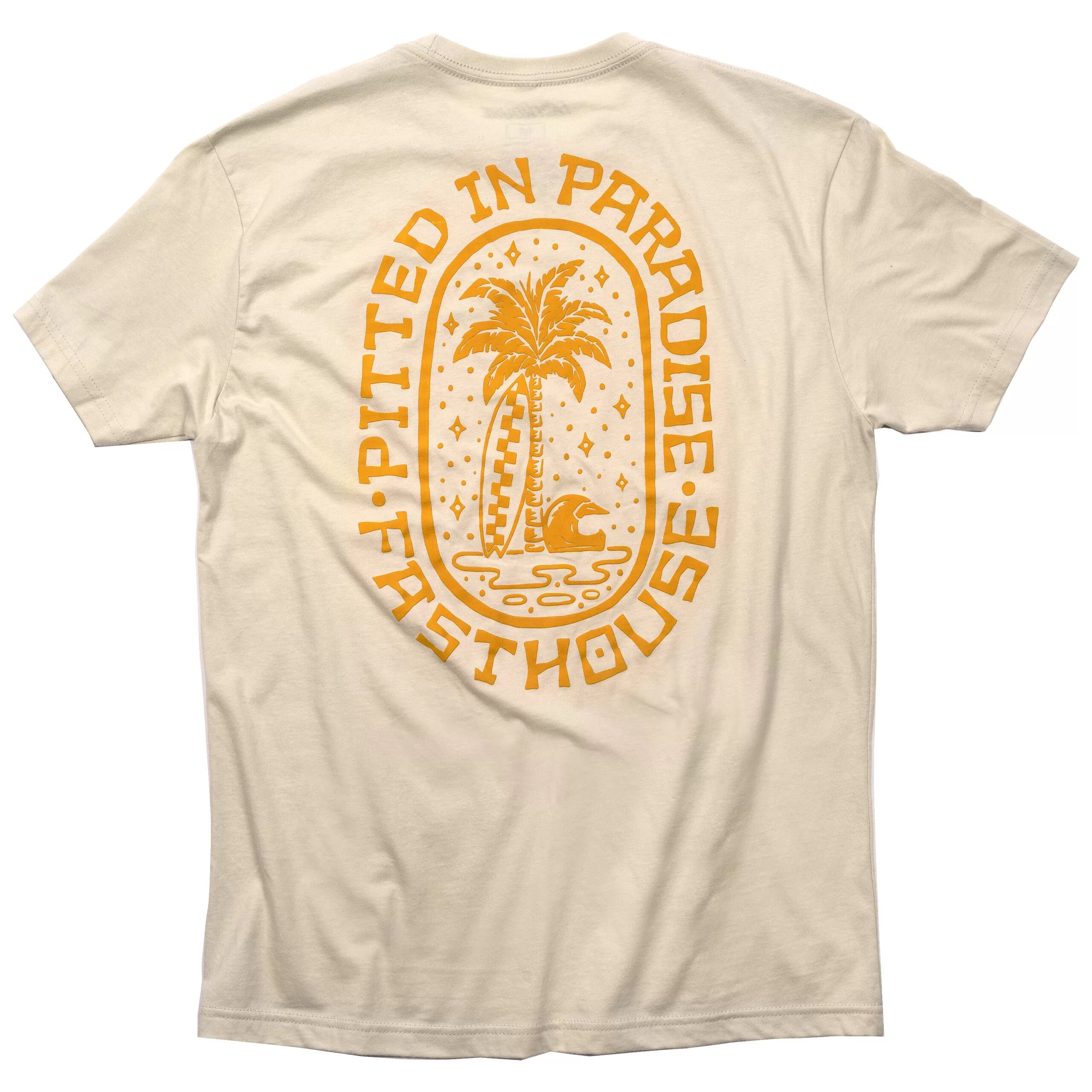 CAMISETA FASTHOUSE PALM BEGE