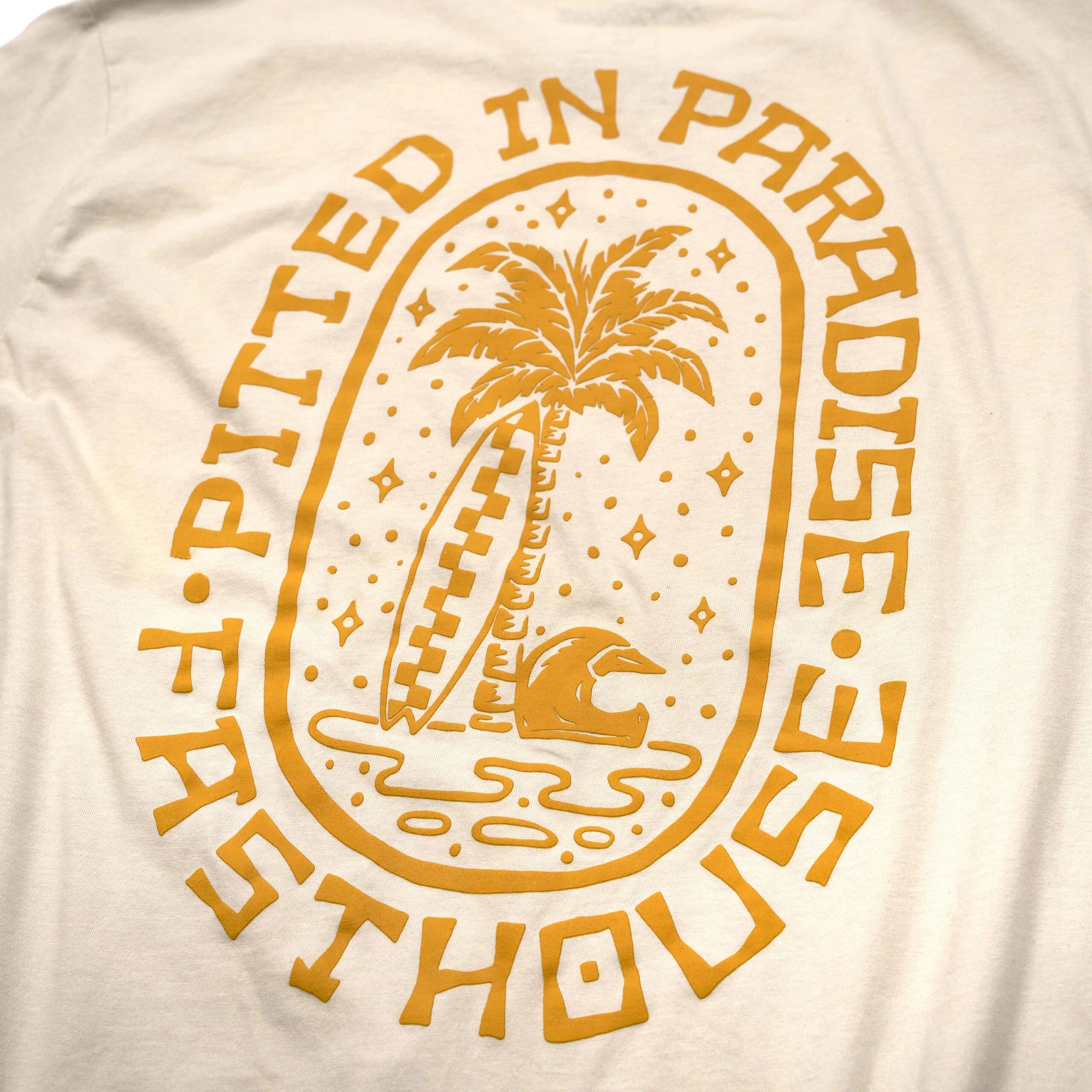 CAMISETA FASTHOUSE PALM BEGE