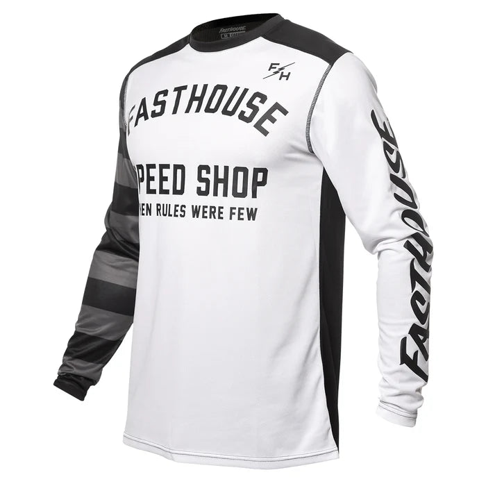 CAMISA FASTHOUSE CARBON ETERNAL YOUTH BRANCO/PRETO