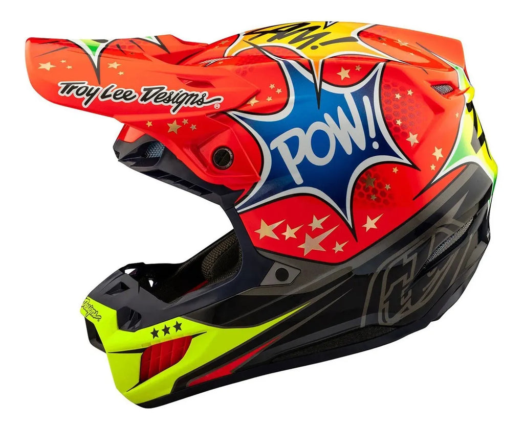 Capacete Troy Lee Designs - Cosmic Explosion Red