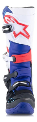 BOTA ALPINESTARS TECH 7 BRANCA/AZUL/VERMELHA