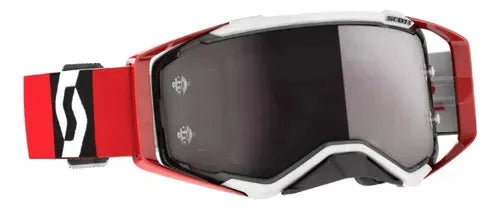 OCULOS SCOTT FURY -RED/BLACK - SILVER CHROME WORKS + CLEAR WORKS