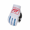 LUVA FLY LITE 22 BRANCO/VERMELHO/AZUL - G
