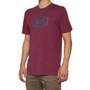 CAMISETA 100% ICON VINHO MESCLA