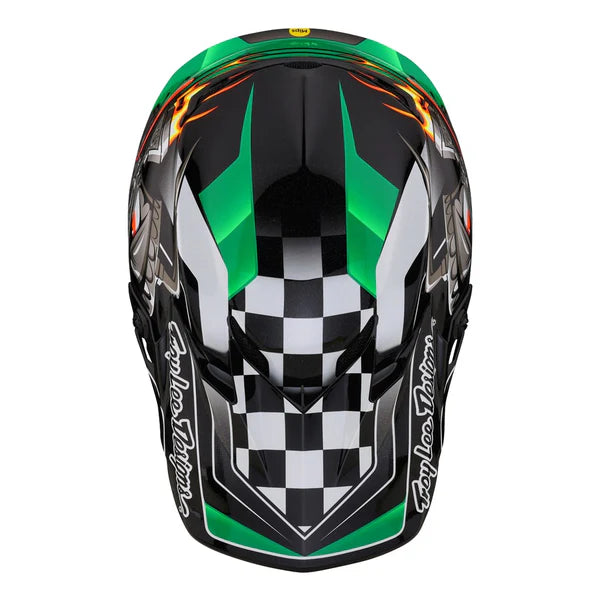 Capacete Troy Lee Designs - SE4 Carb Green
