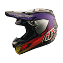 Capacete Troy Lee Designs SE5 BRANCO E ROXO