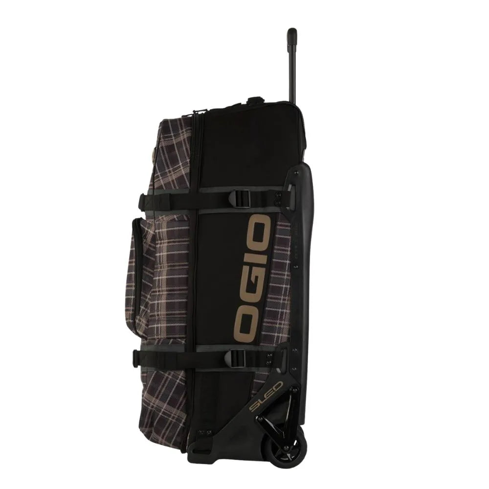 BOLSA DE EQUIPAMENTOS OGIO RIG 9800 WHEELED BAG - PLAIDLEY TAN/BLACK