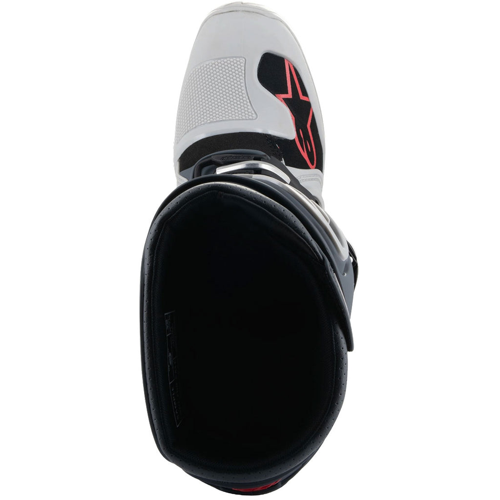 BOTA ALPINESTAR TECH 7 ENDURO CINZA E VERMELHA