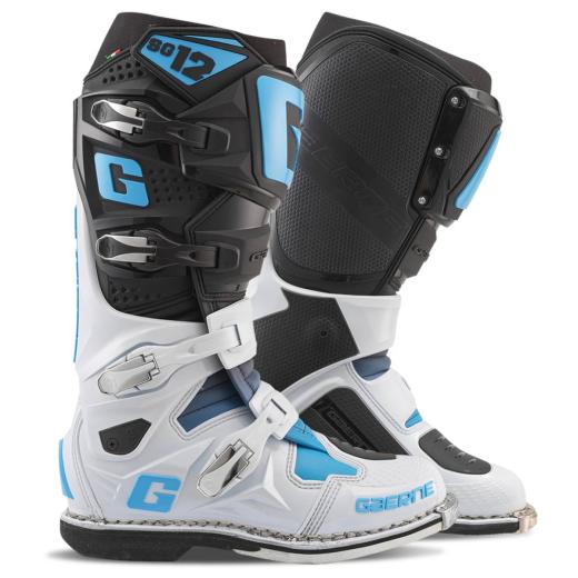 BOTA GAERNE CROSS SG 12 - BLACK/WHITE/BLUE CAROLINA
