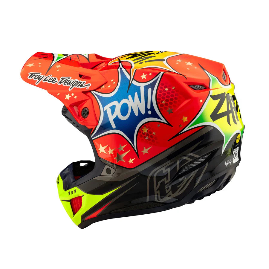 Capacete Troy Lee Designs - Cosmic Explosion Red