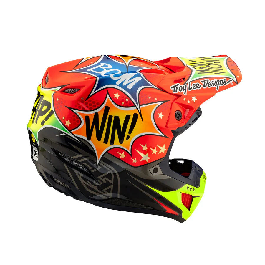 Capacete Troy Lee Designs - Cosmic Explosion Red