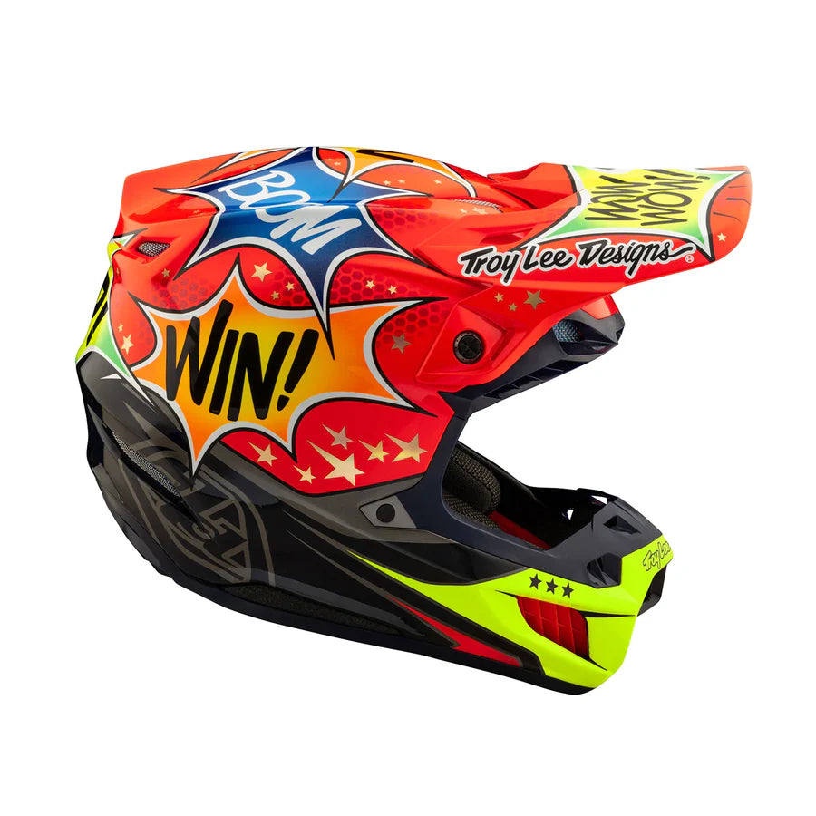 Capacete Troy Lee Designs - Cosmic Explosion Red