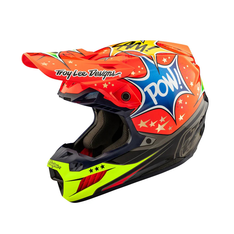 Capacete Troy Lee Designs - Cosmic Explosion Red