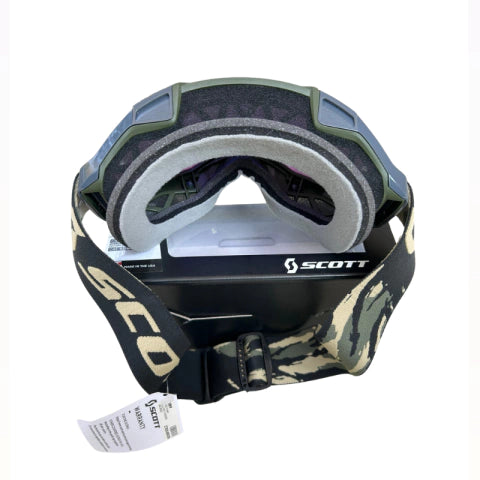 OCULOS SCOTT FURY - CAMO KAKI/YELLOW - GOLD CHROME WORKS + CLEAR WORKS