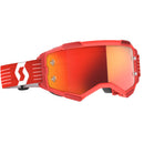 OCULOS SCOTT FURY - RED/WHITE - ORANGE CHROME WORKS + CLEAR WORKS