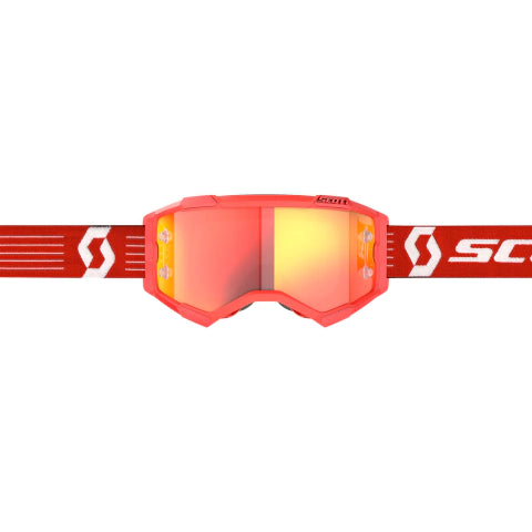 OCULOS SCOTT FURY - RED/WHITE - ORANGE CHROME WORKS + CLEAR WORKS