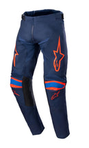 CONJUNTO ALPINESTARS INFANTIL Azul e laranja