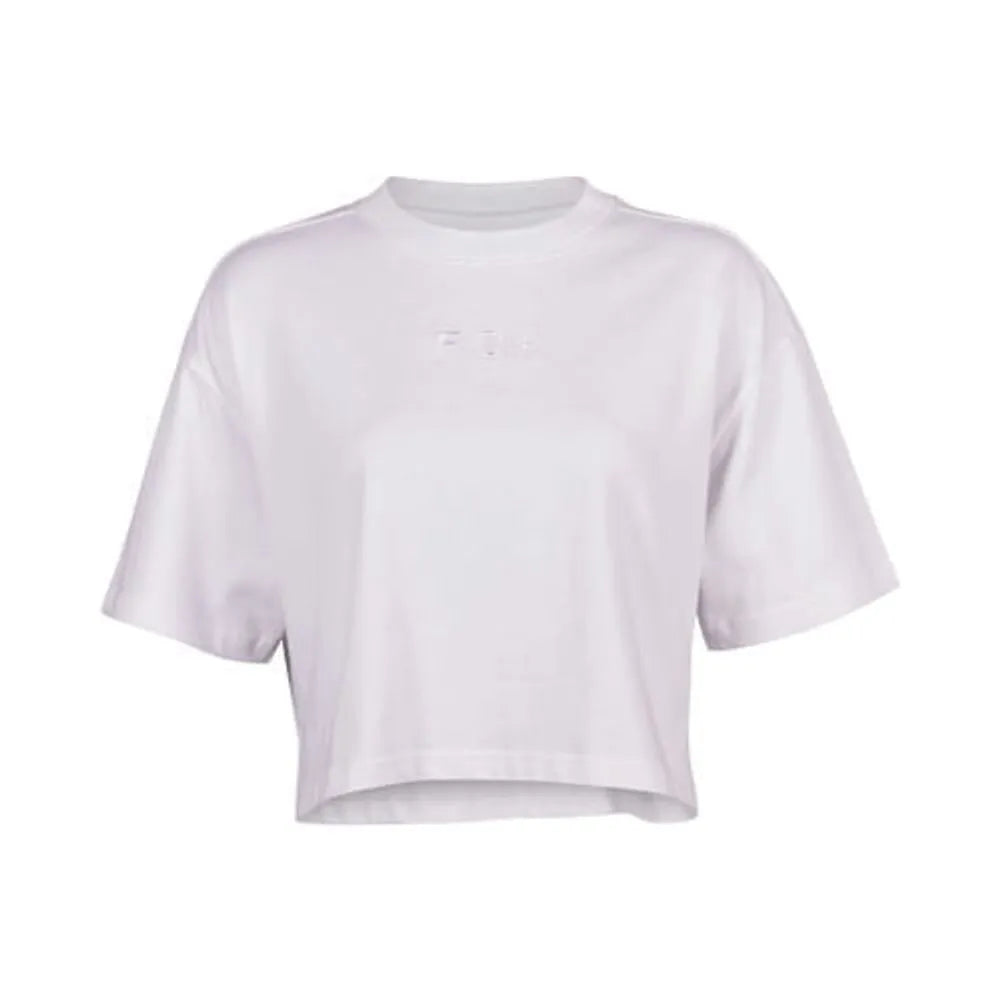 FOX LIFESTYLE FEMININO CROPPED OVERSIZED WORDMARK BRANCO