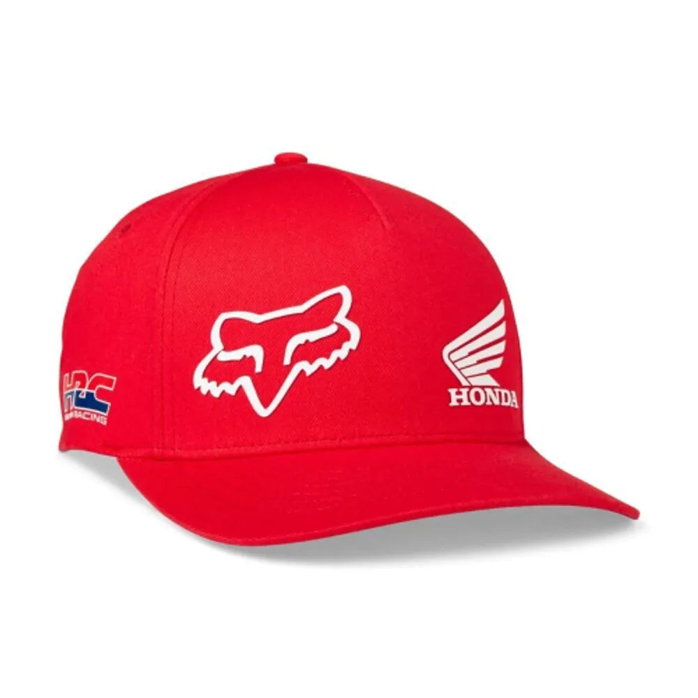 Boné Fox X Honda Flexfit Hat Vermelho