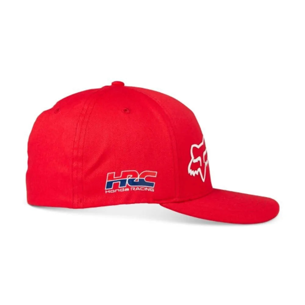 Boné Fox X Honda Flexfit Hat Vermelho
